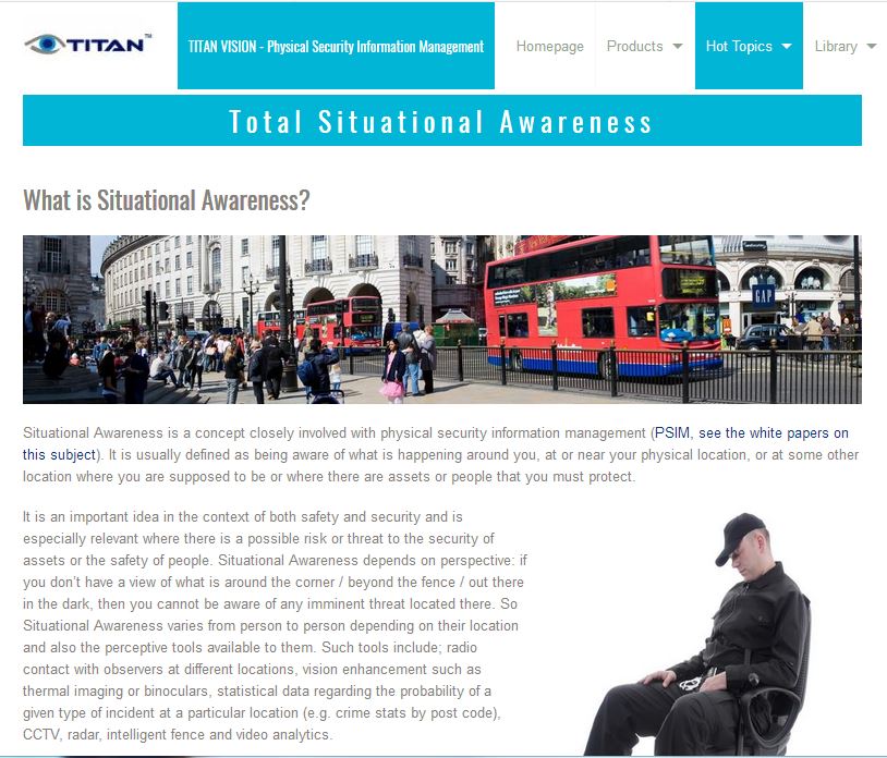 Titan Vision PSIM - Physical Security Information Management